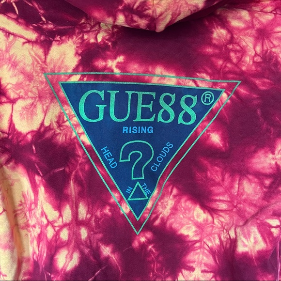 Gue88 Rising Orange Tie Dye Hoodie - Picture 4 of 6